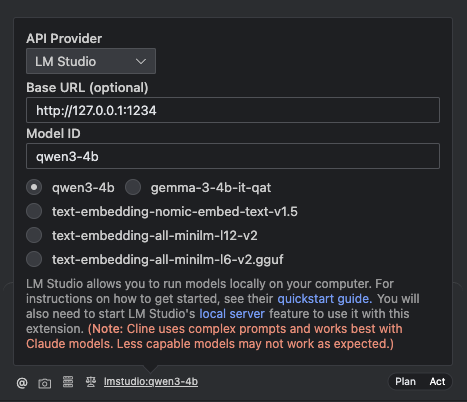 Running a Local LLM with LM Studio and Cline in VS Code featured image